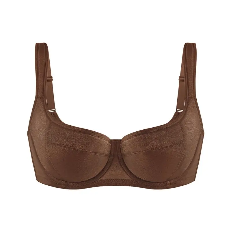 Night Lightly Padded Demi Bra Soft Supportive Fit Plus Size Balconette