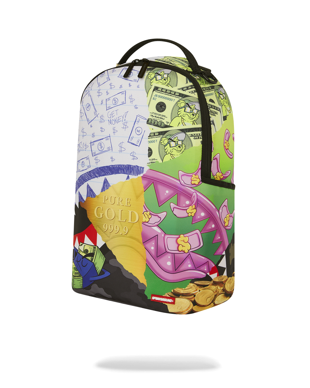 MEAN MONEY COLLAGE BACKPACK