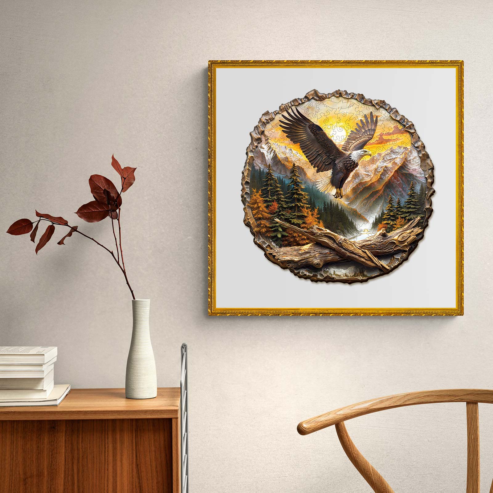 King of the Sky Wooden Jigsaw Puzzle