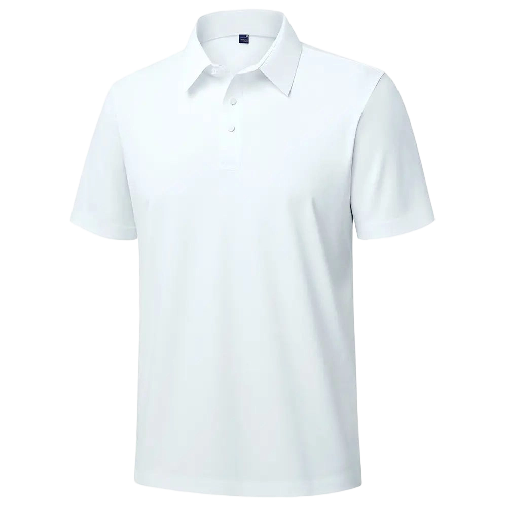 Men's Pique Polo Shirt Dry Fit Golf Shirts Short Sleeve Moisture Wicking Slightly Stretchy Casual Business Wear