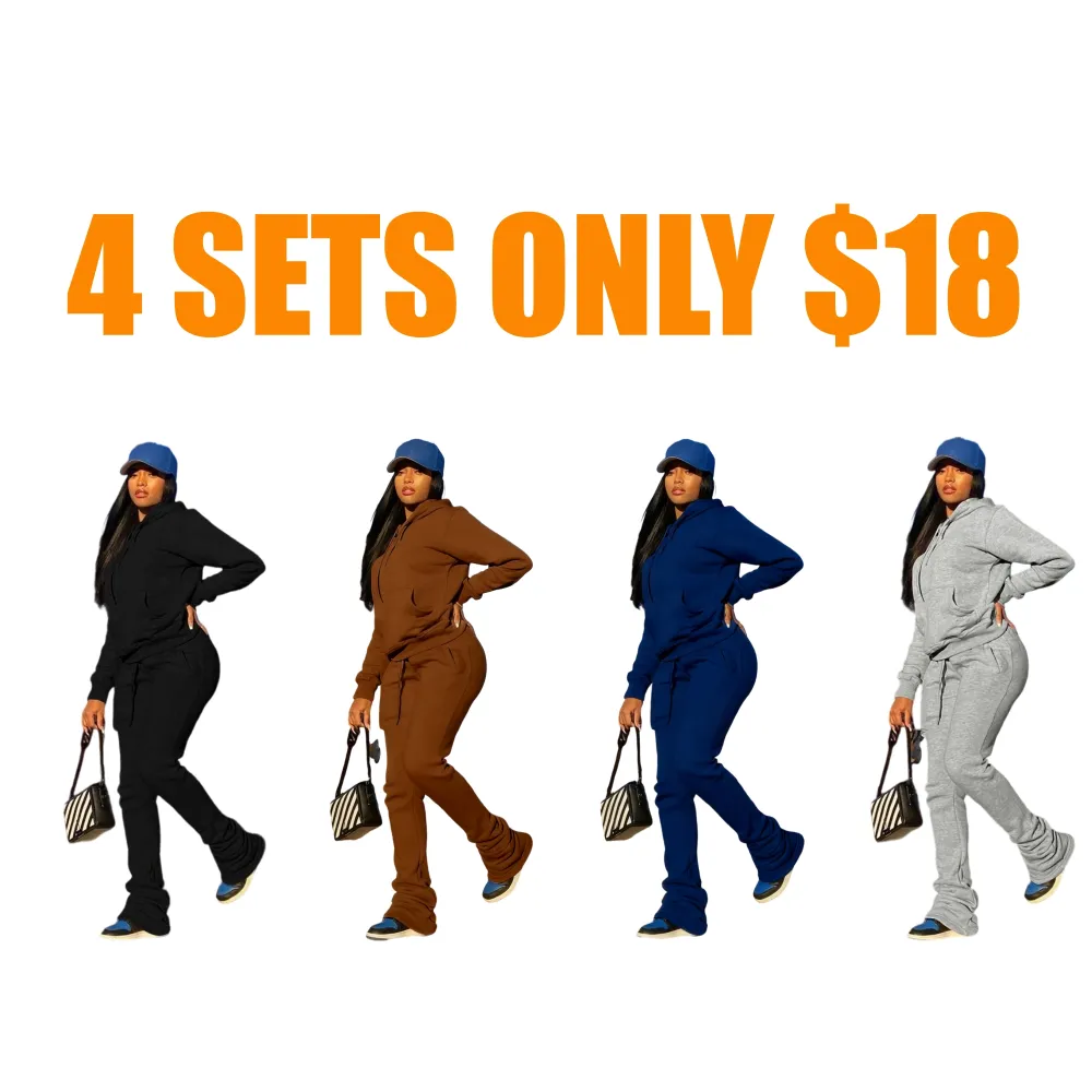 Womens Sweatshirt 2 Piece Pants Set