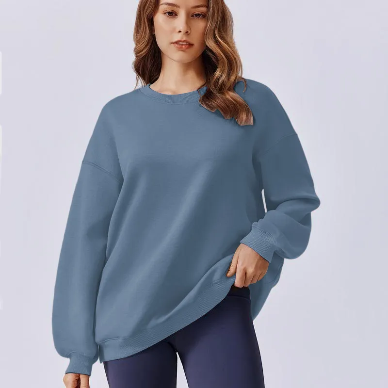Women's Oversized Sweatshirt 2025 Spring Outfit Long Sleeve