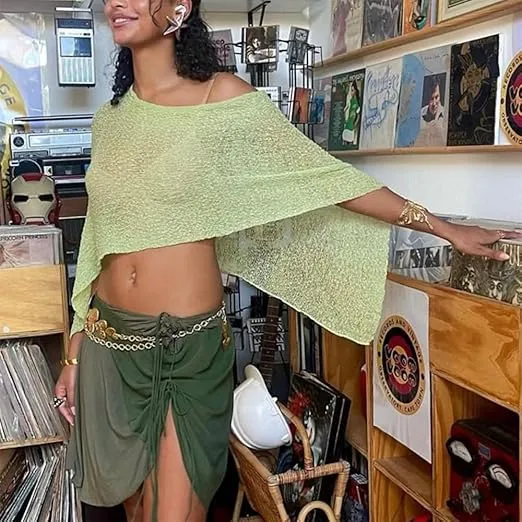 Asymmetric Knit Poncho (Just $3 Each!)