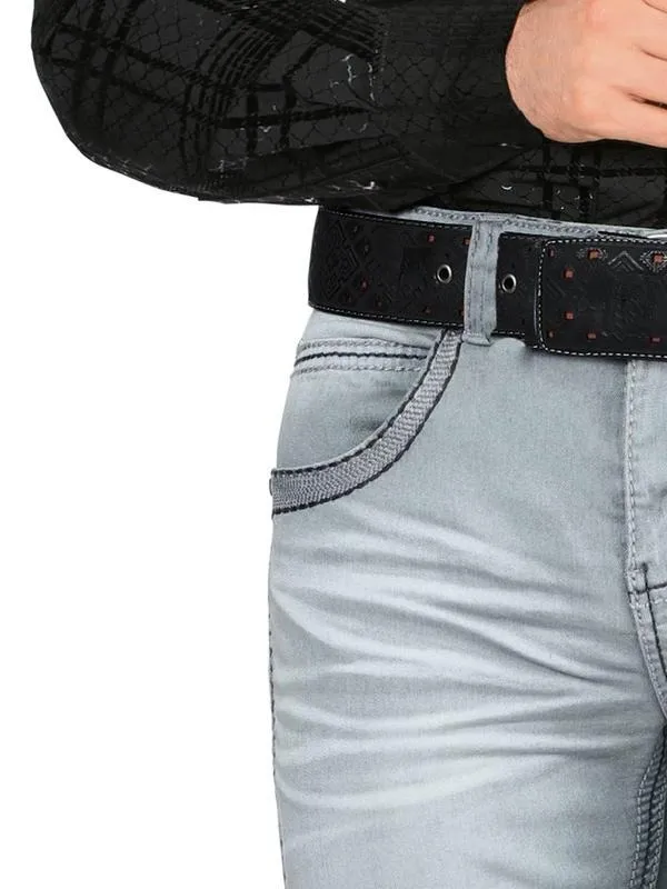 Pantalón para Hombre de Mezclilla Vaquero (Heavy Denim)