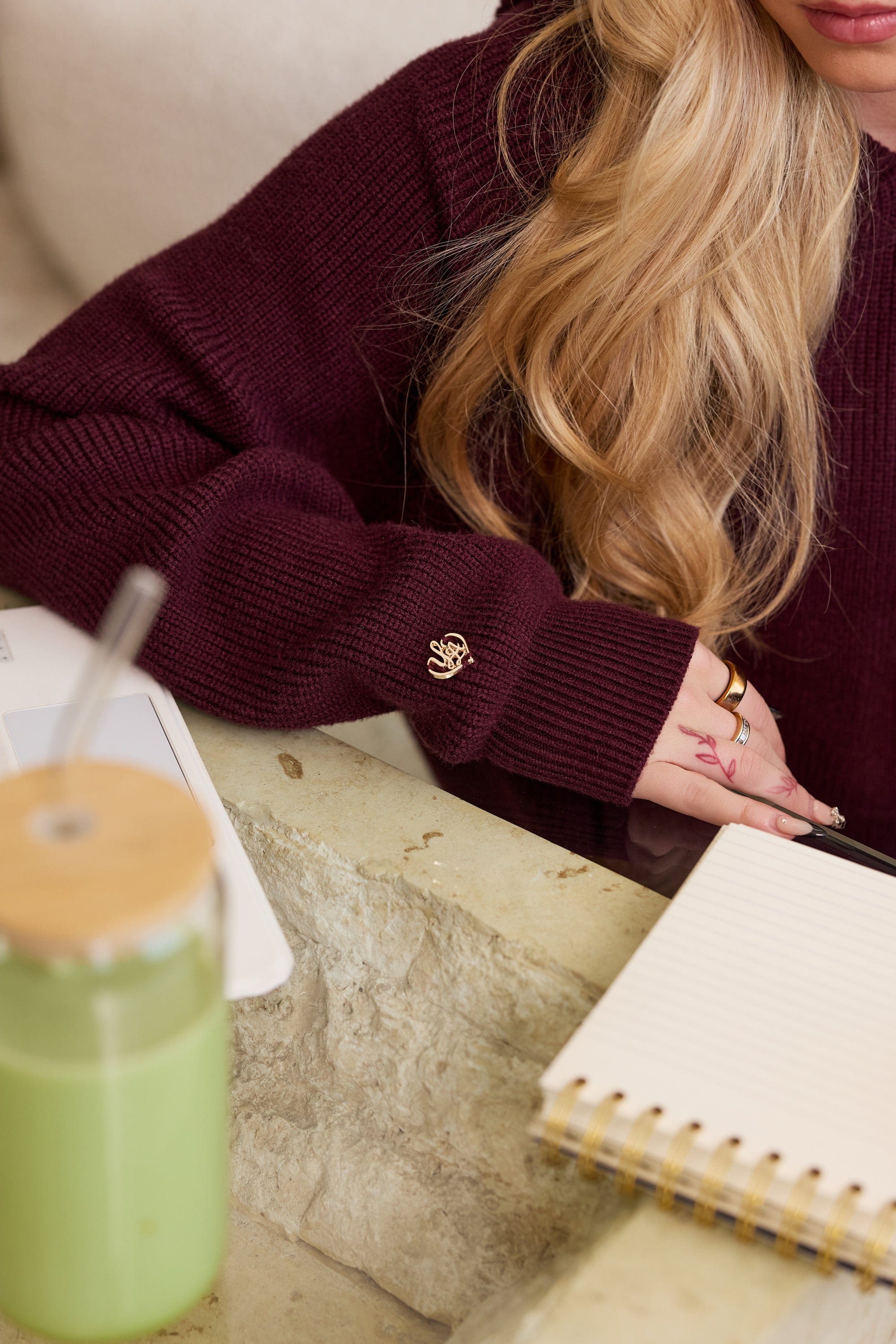 W5157 Smitten Sweater Hoodie