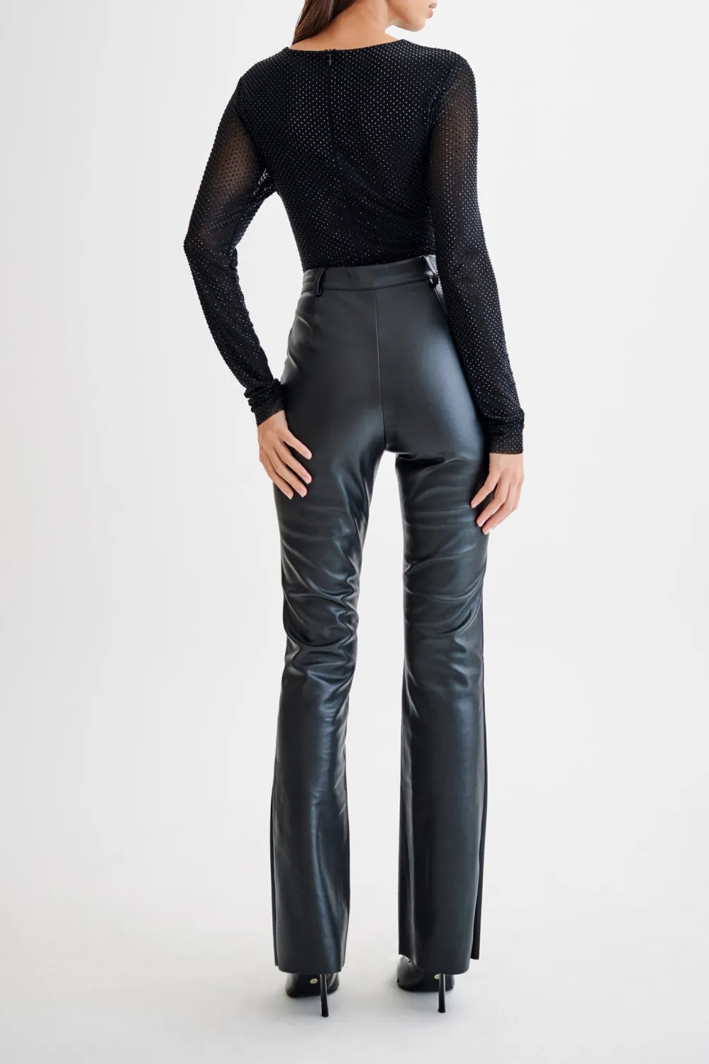 Long Sleeve Diamante Bodysuit