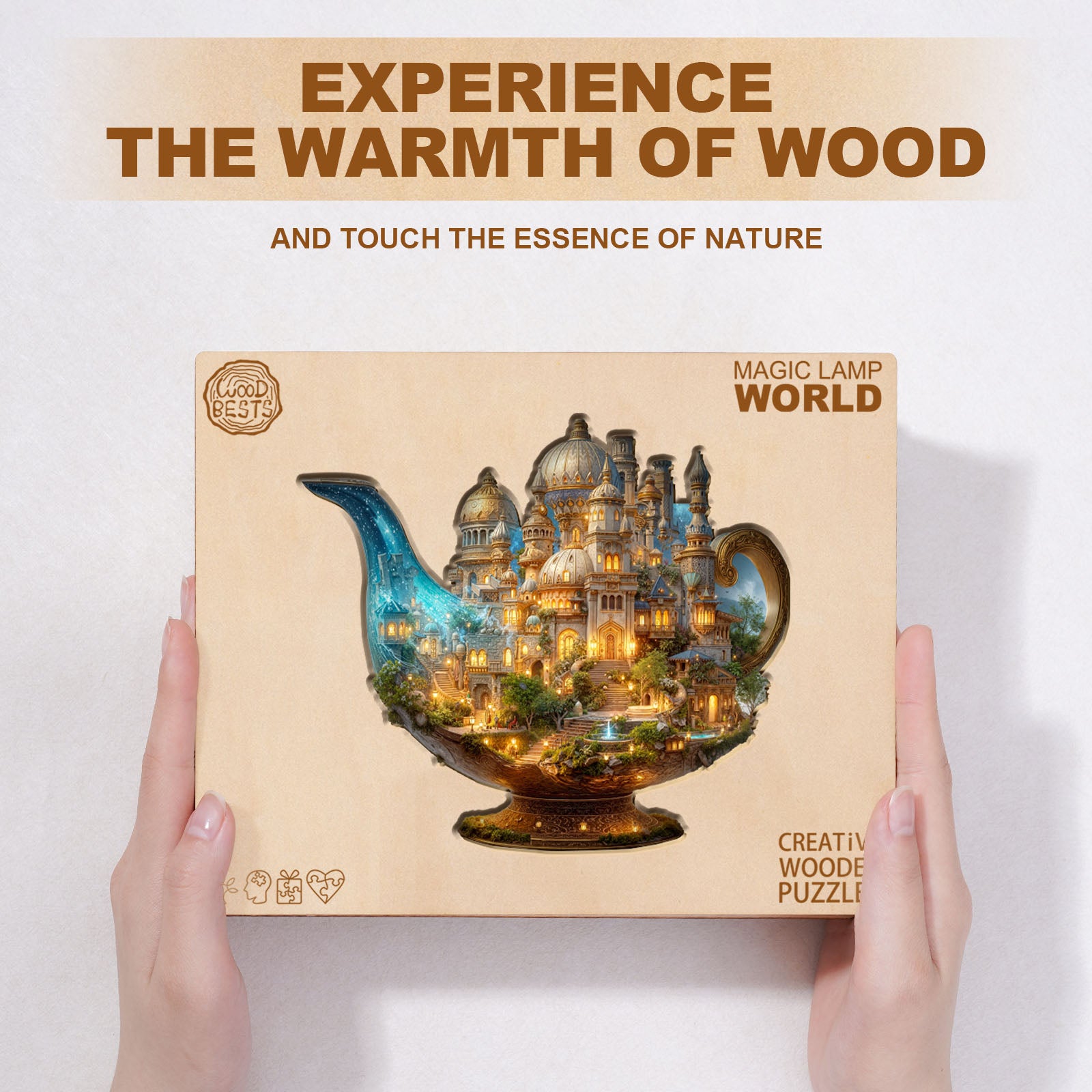 Magic Lamp World Wooden Jigsaw Puzzle