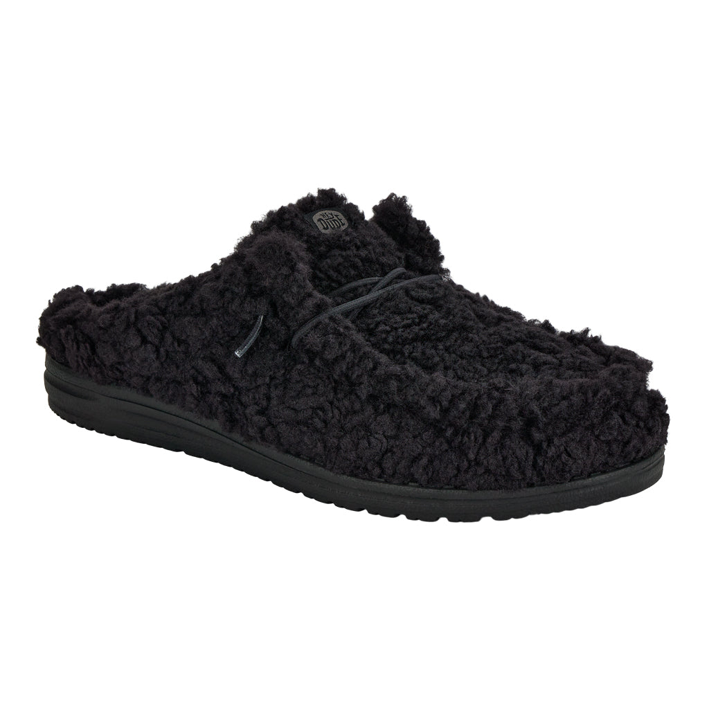 Wally Slipper - Cozy Black/Black