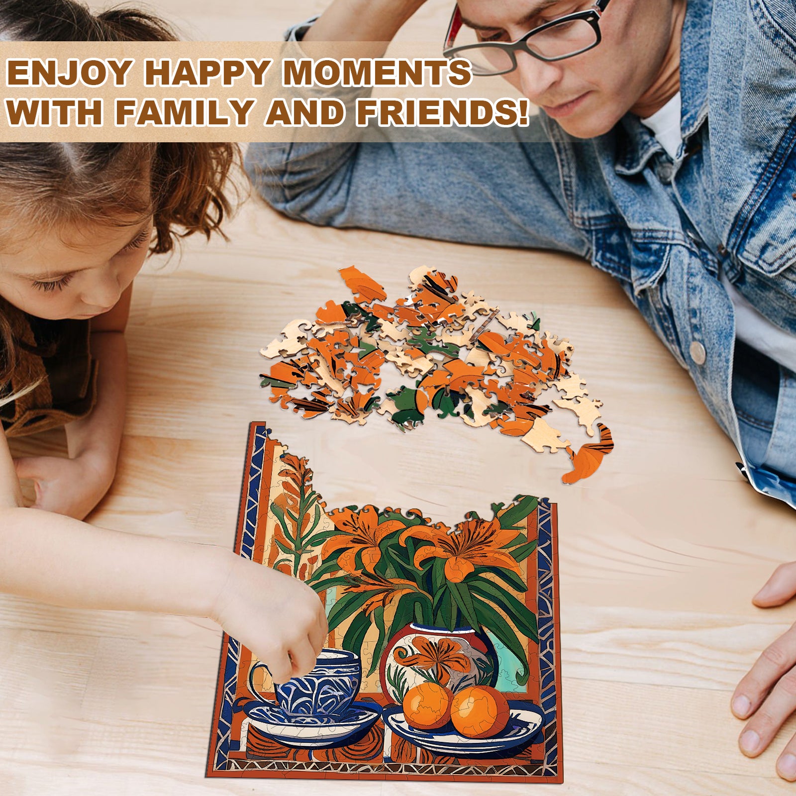 Orange Asiatic Lilies - By Artist Nicholas John VARDAXIS