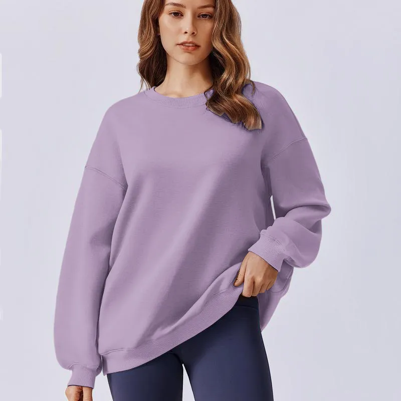 Women's Oversized Sweatshirt 2025 Spring Outfit Long Sleeve