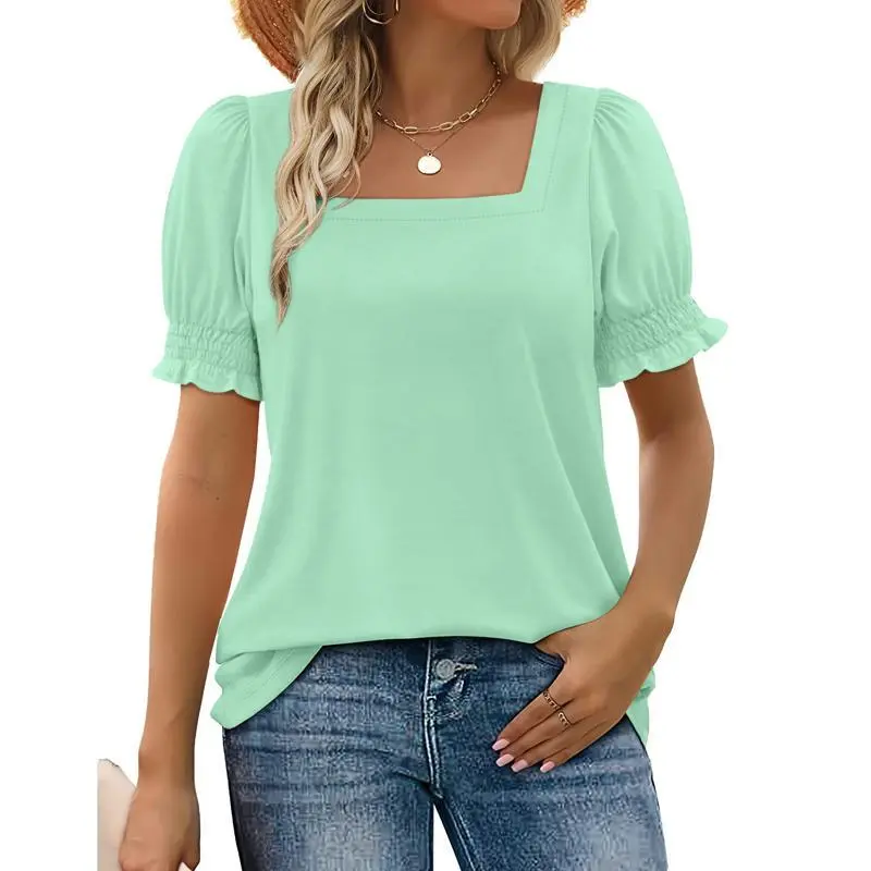 Square Neck T Shirts for Women