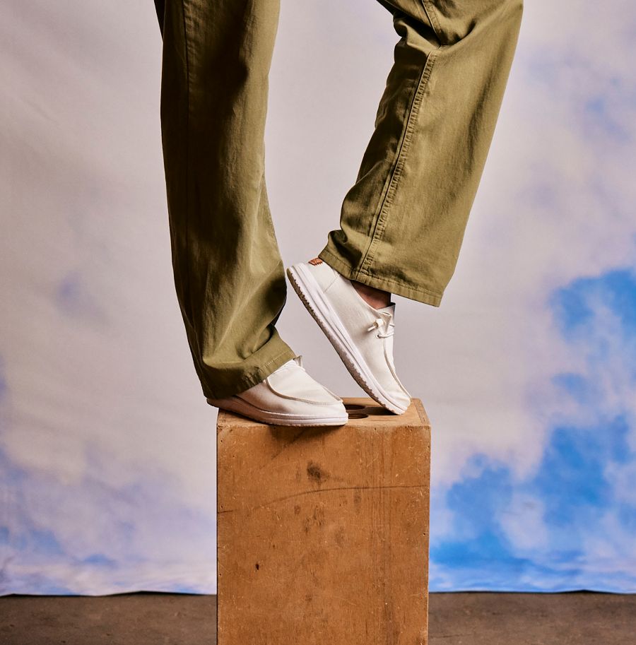 Wendy Stretch Canvas - White