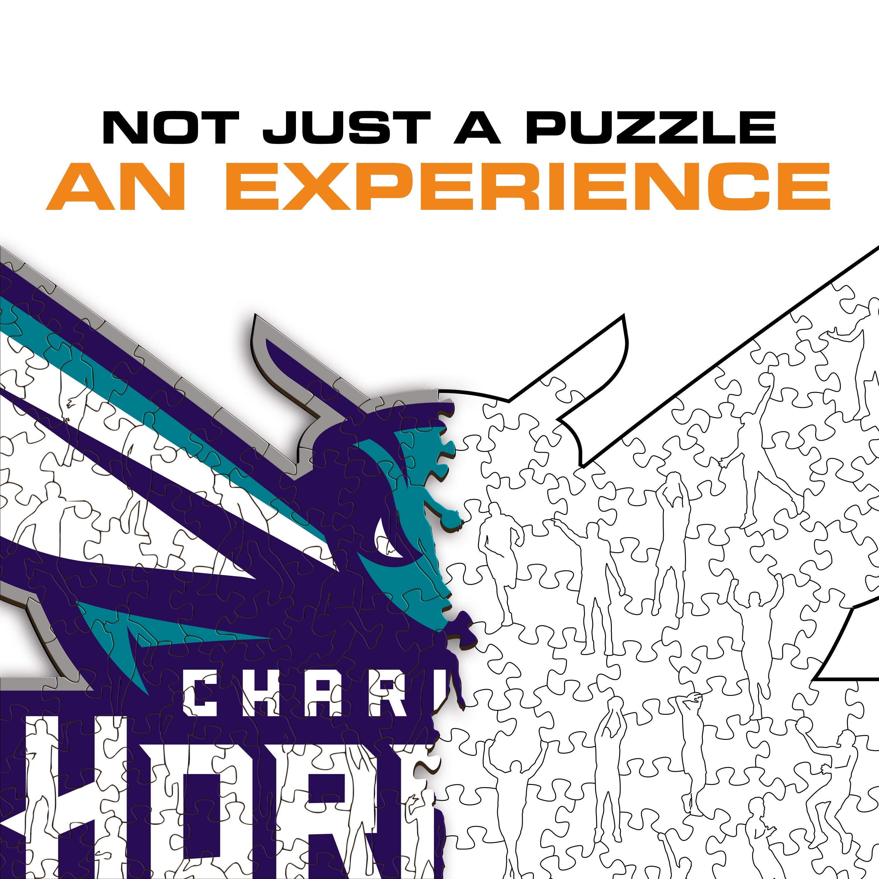 Charlotte Hornets™ - Wooden Puzzle