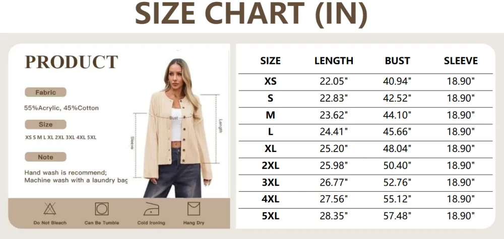 Womens Open Front Cardigan Sweaters