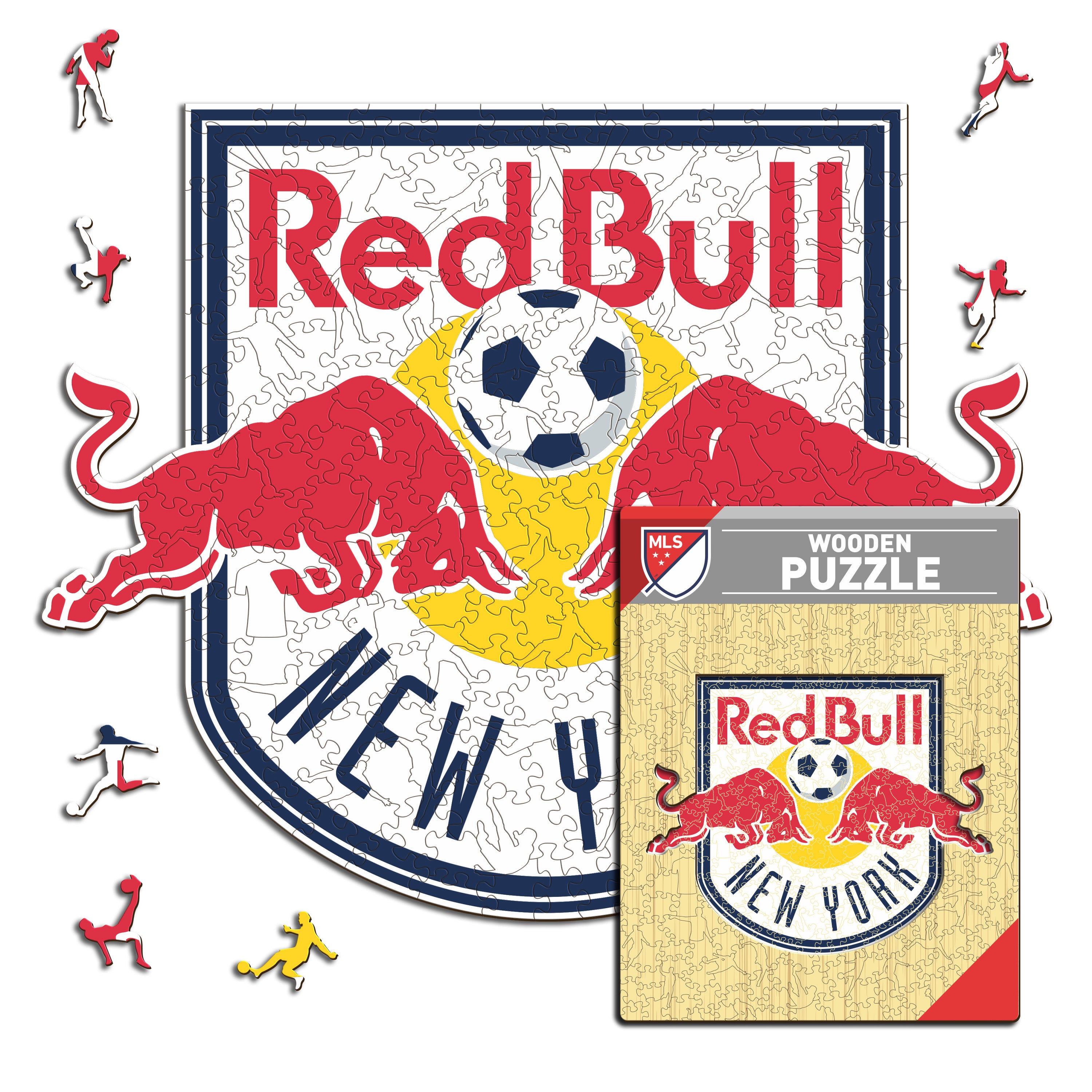 New York Red Bulls® Logo - Wooden Puzzle