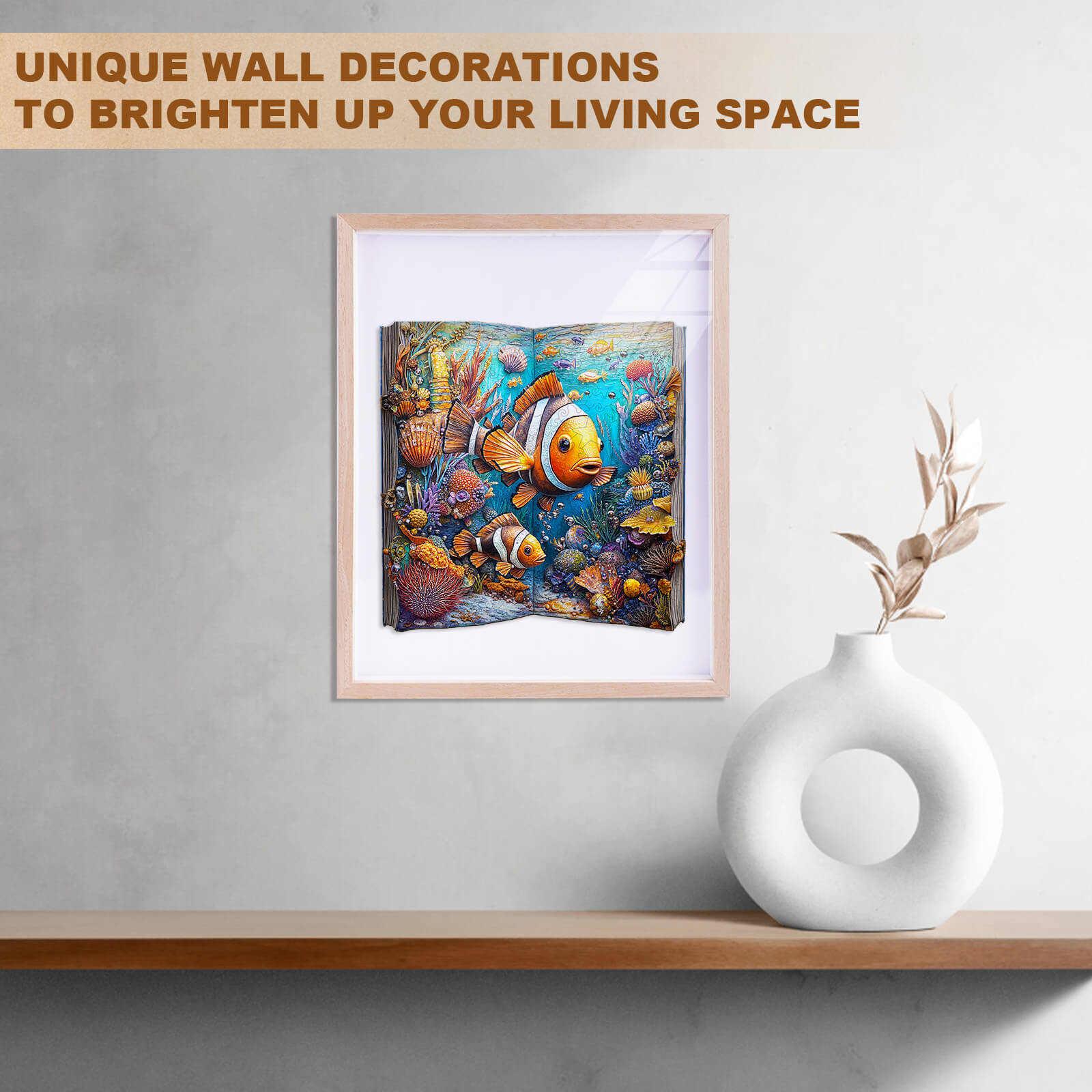 Clownfish Story Wooden Jigsaw Puzzle