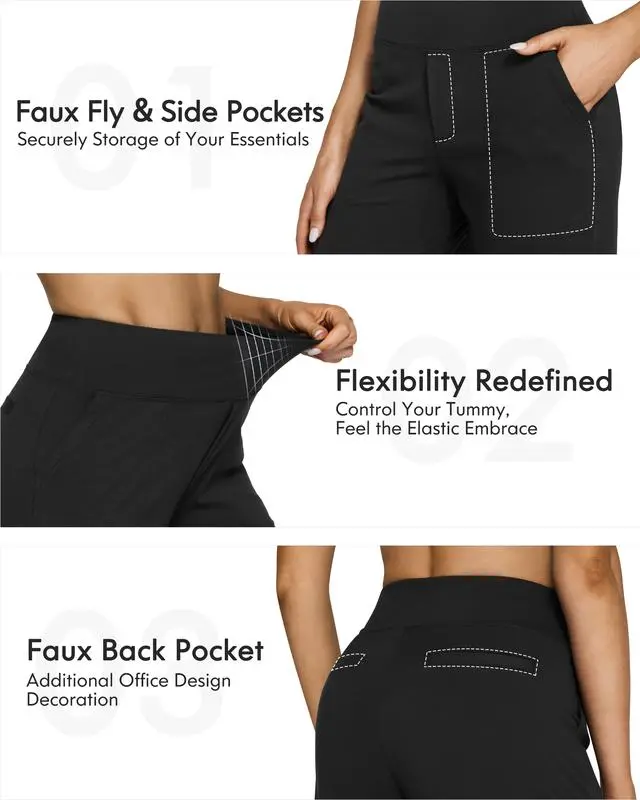 Loose High-Waist Business Casual Pants(Just $3 Each!)