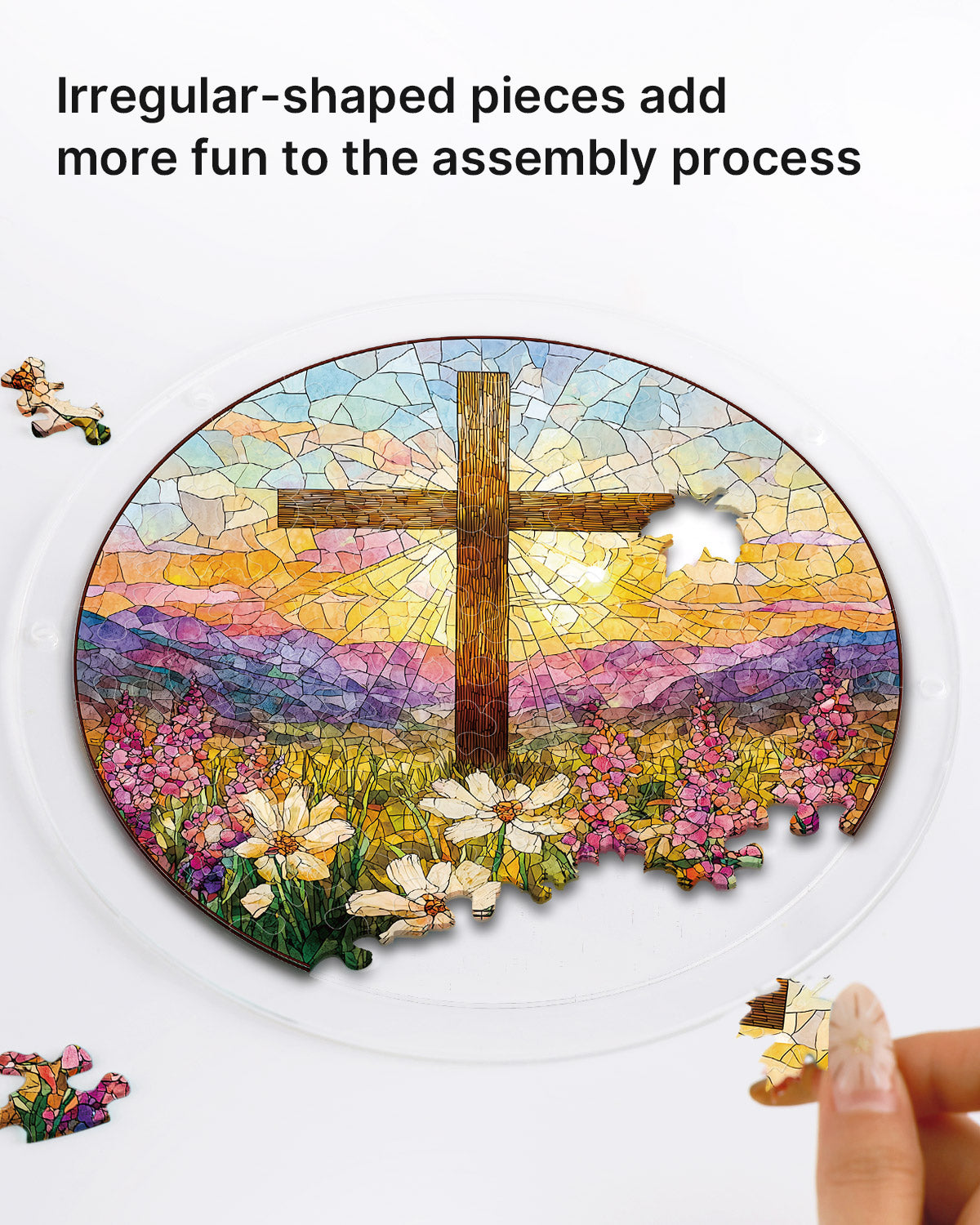 Garden of Holy Light Light Suncatcher-Acrylic Window Art