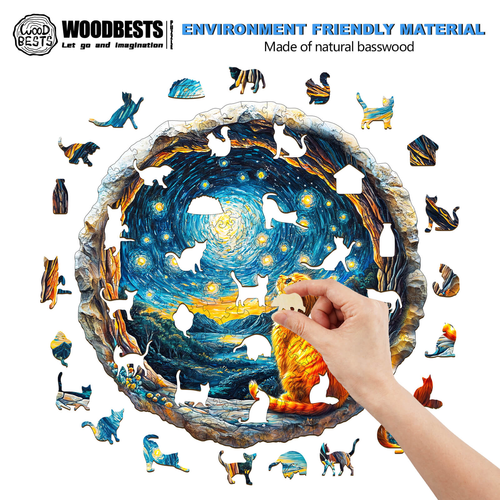 3D Starry Dream Wooden Jigsaw Puzzle