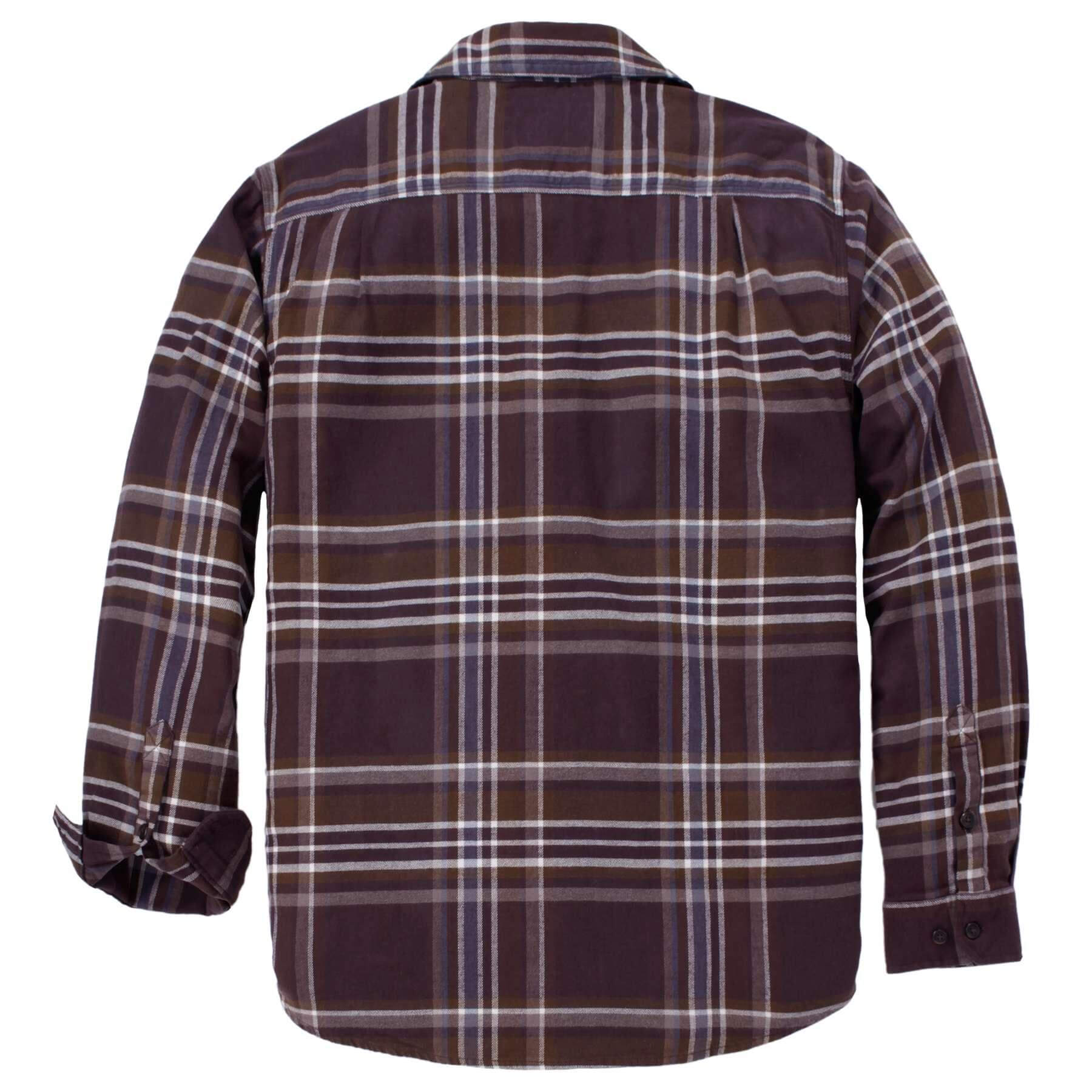 CHT Rugged Flex Relaxed Fit Midweight Flannel Long-Sleeve Plaid Shirt 107010