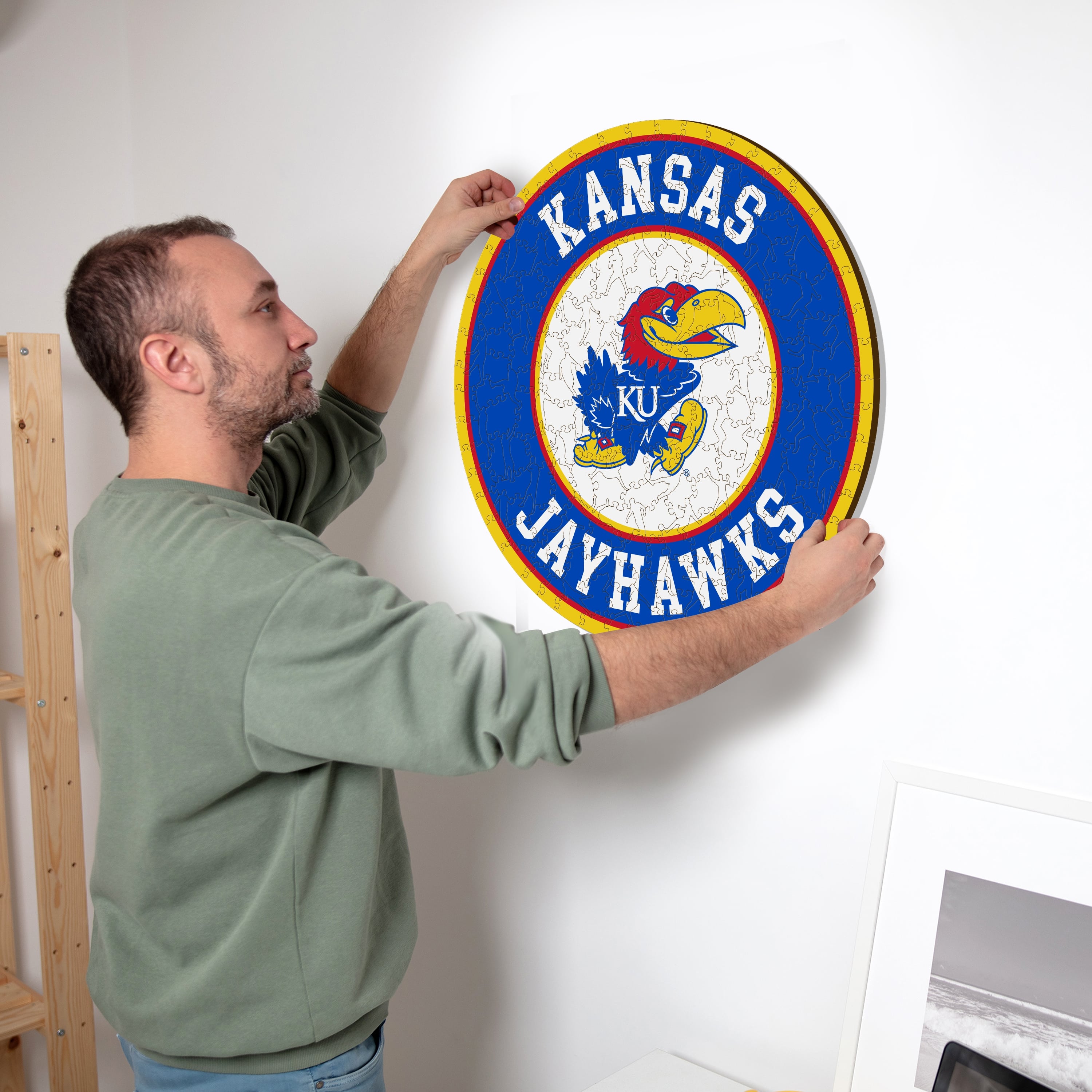 University of Kansas - Wooden Puzzle