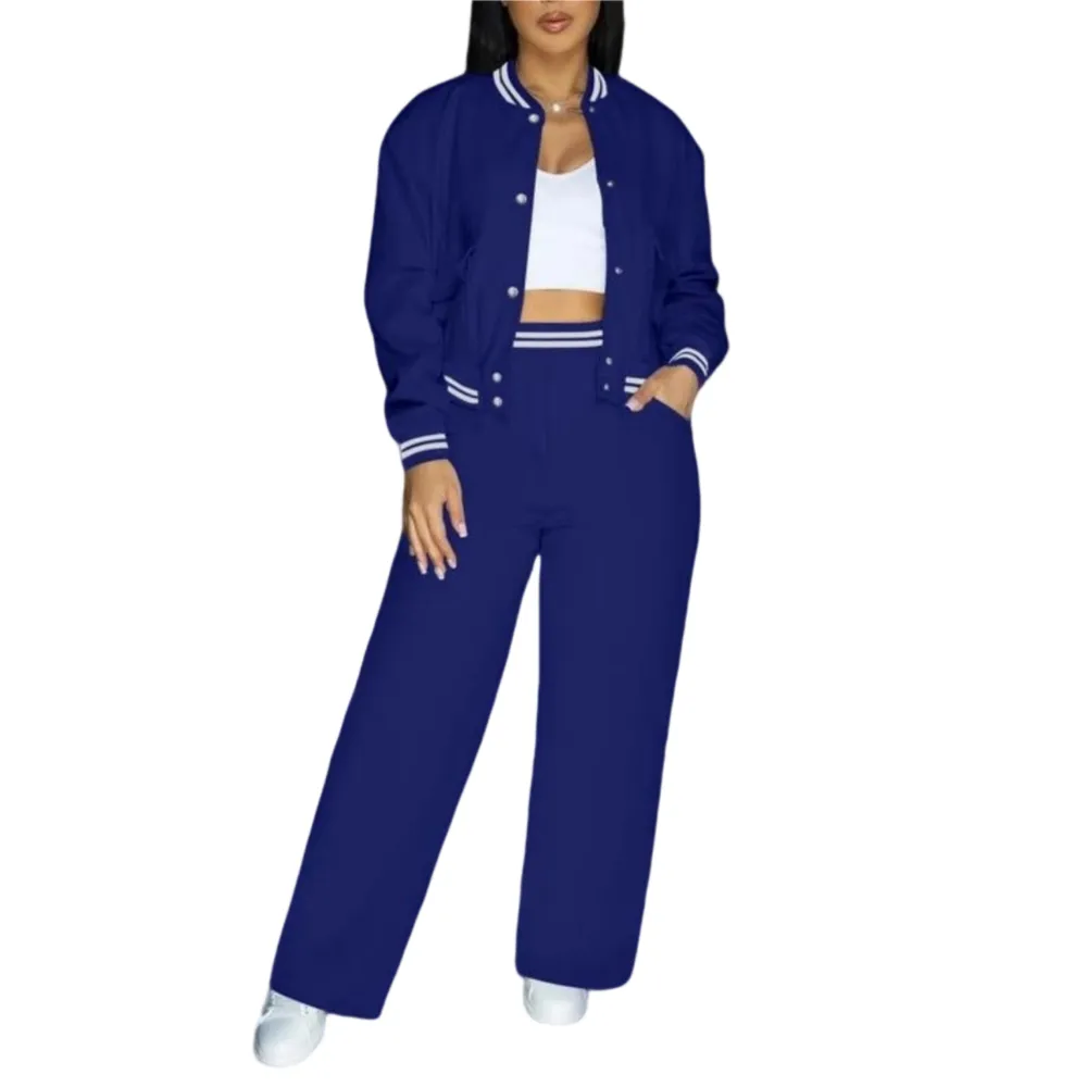 Women’s 2-Piece Baseball Jacket Set