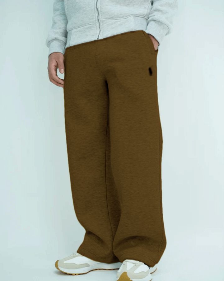 Men’s Baggy Fleece Joggers (Relaxed Wide Fit)