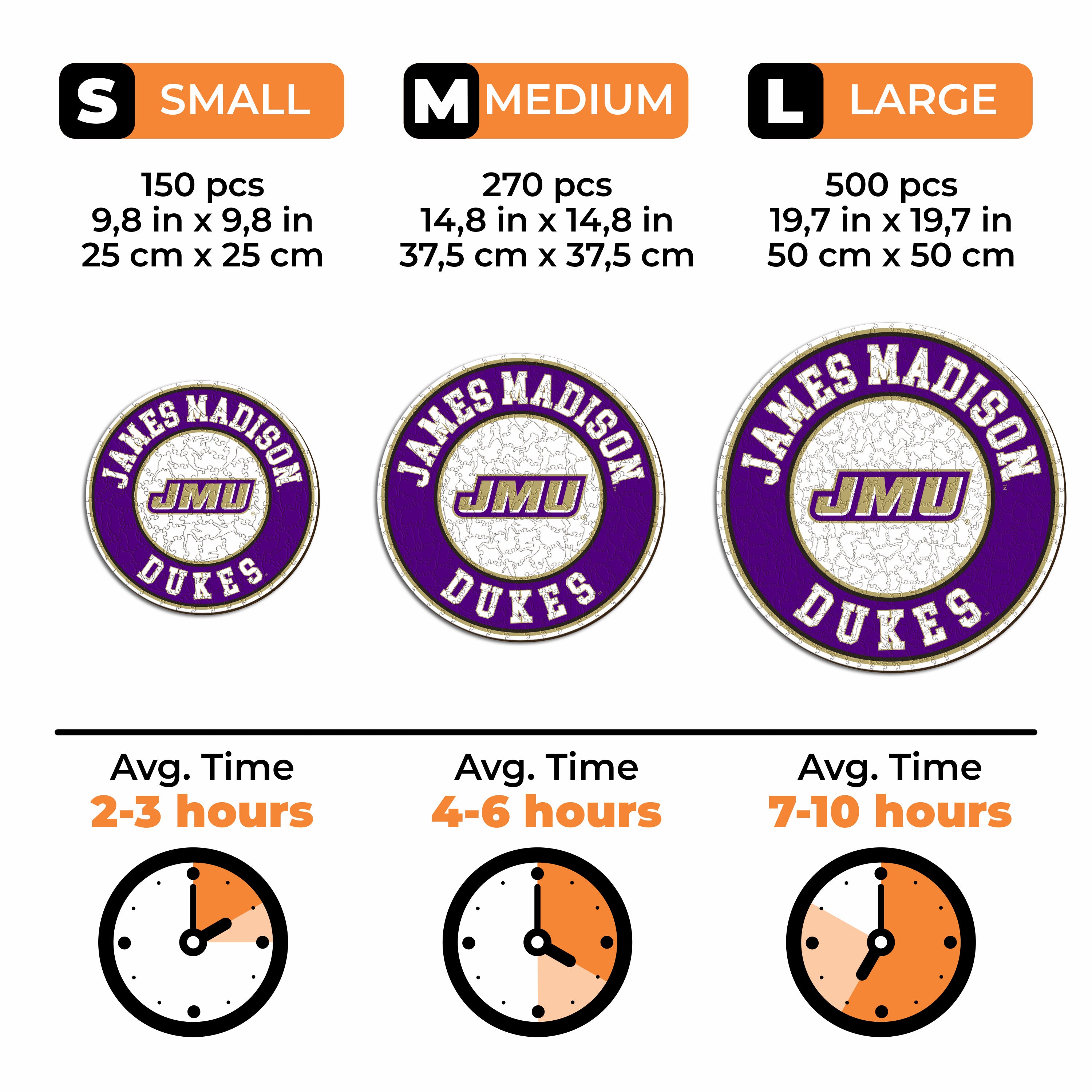 James Madison University - Wooden Puzzle