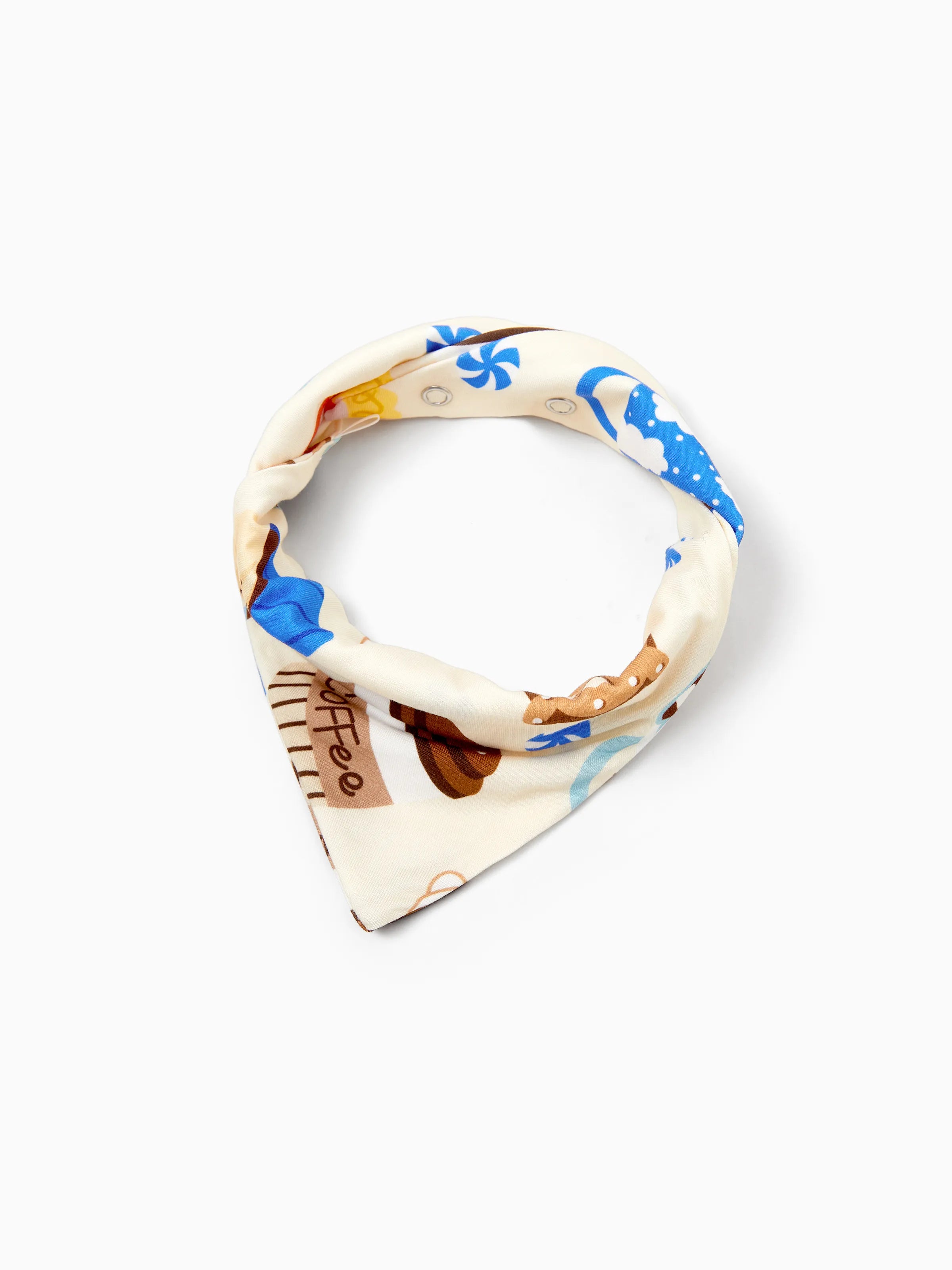 Family Matching Bamboo Pajamas Buttery Soft Bamboo Viscose PJs for Men Women Kids Toddler Baby, Cozy Dessert Print Short-sleeve Sleepwear Blue