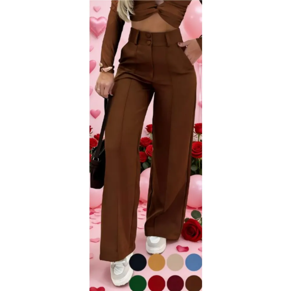 Women's Simple Wide-Leg Pants
