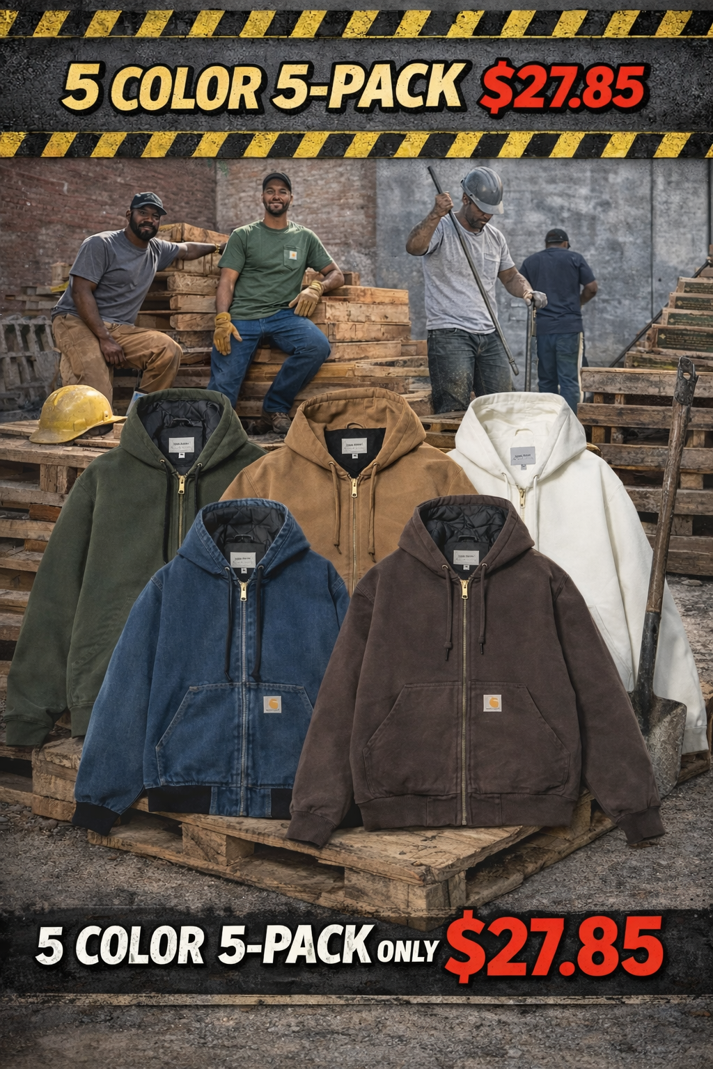 🔥Last Day Promotion!🔥CHT J130 Men's Loose Fit Washed Duck Insulated Active Jacket