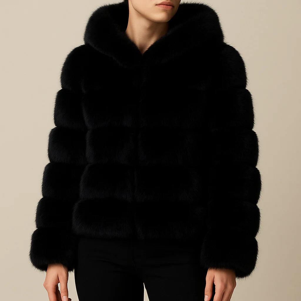 Serenity Plush Hooded Coat