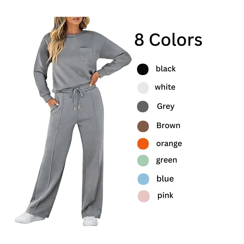 two-piece long-sleeved sports suit
