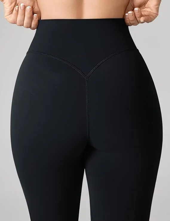 No Front Seam Flare Leggings