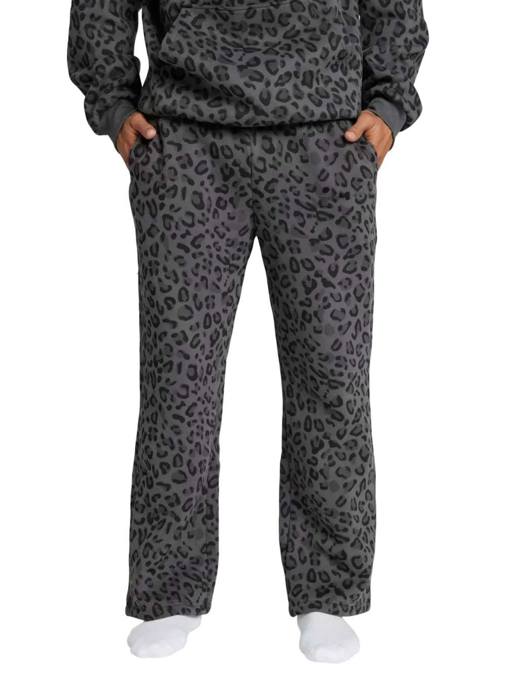 Leopard print unisex sweatpants