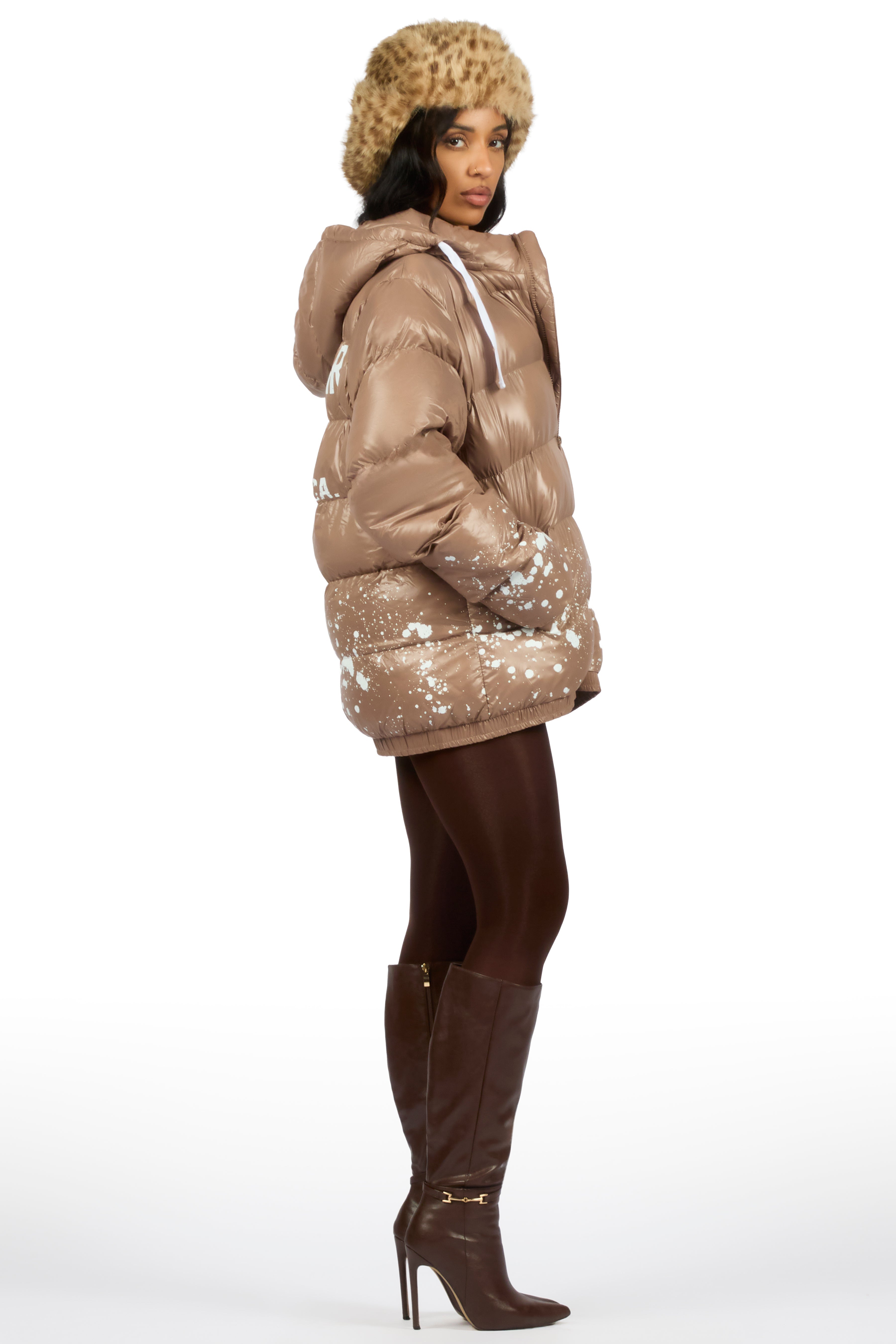 Art Dist. 2.0 Mocha Puffer Jacket