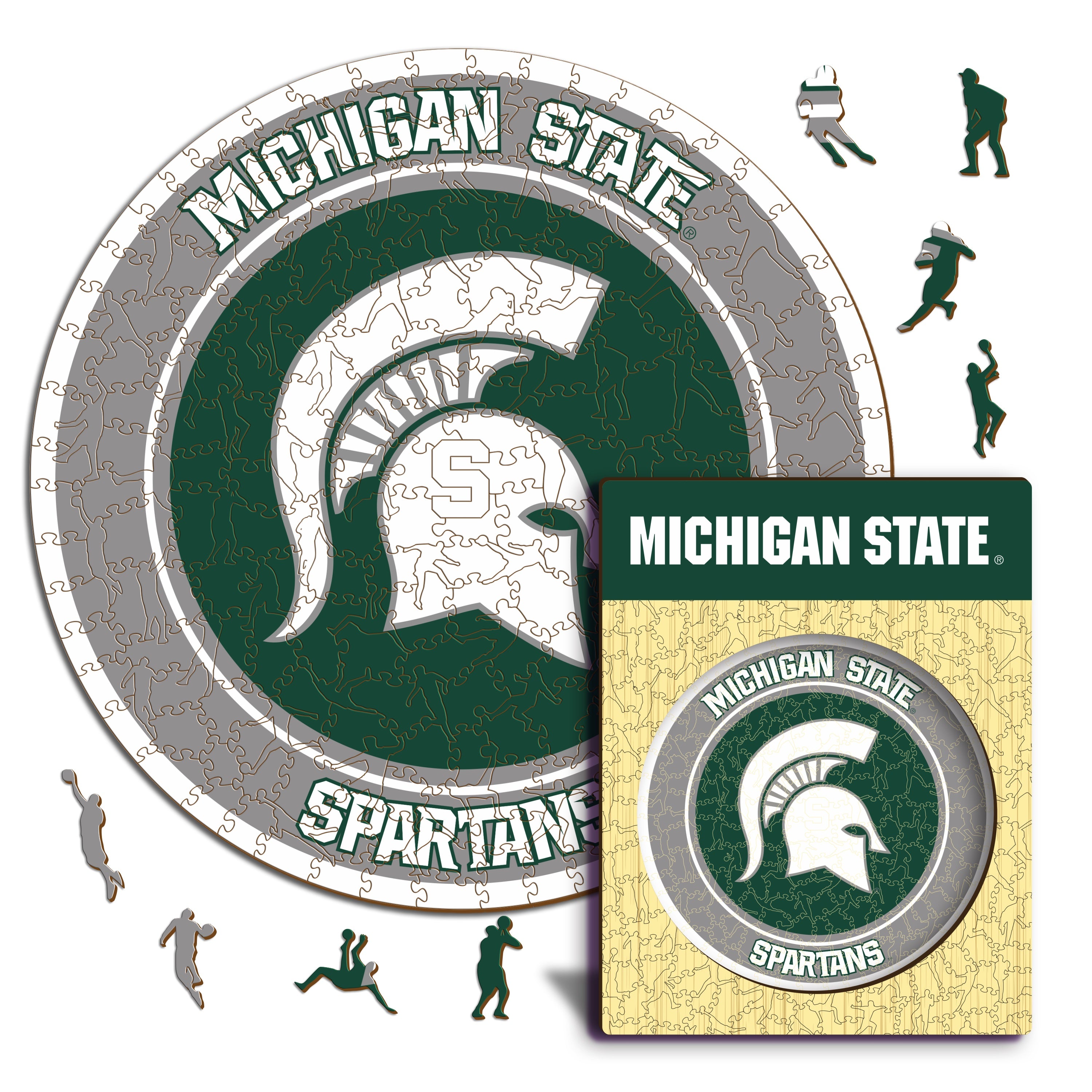 Michigan State University - Wooden Puzzle