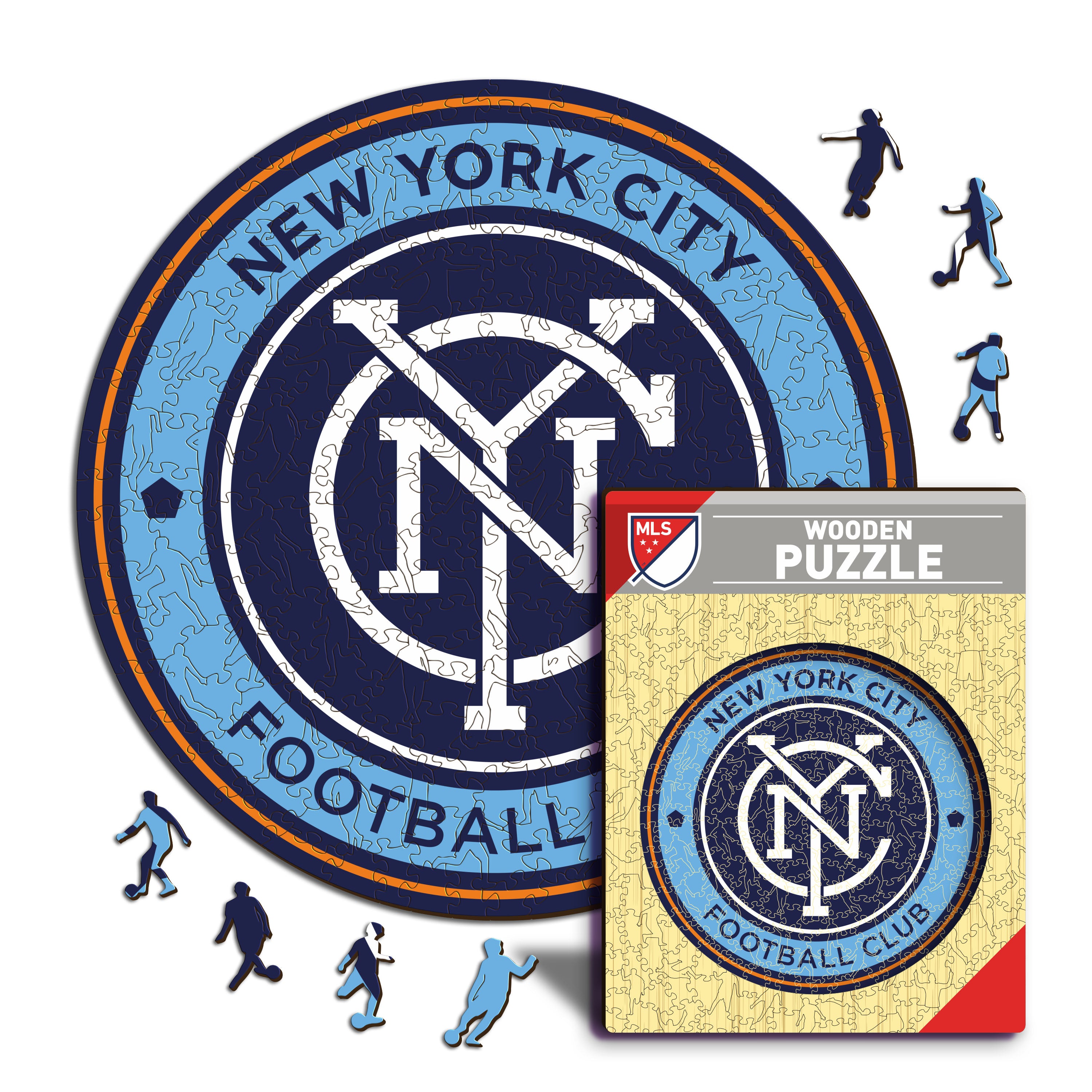 New York City FC® Logo - Wooden Puzzle