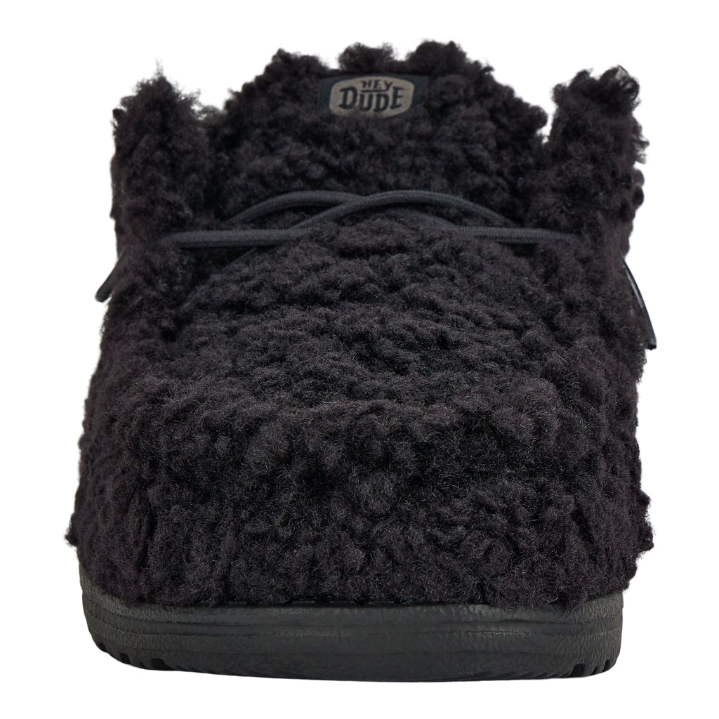 Wally Slipper - Cozy Black/Black