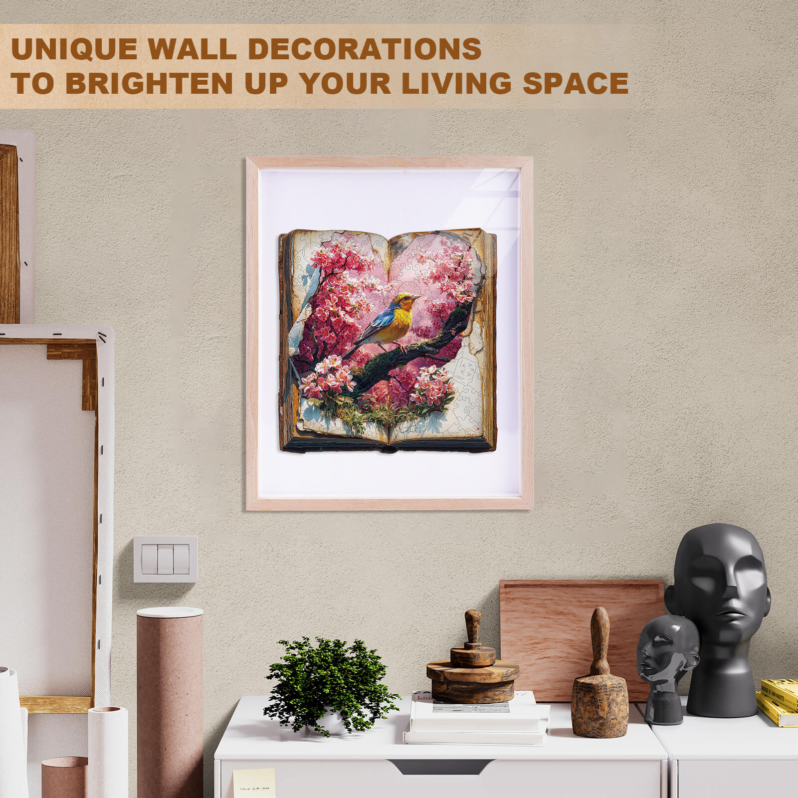 Petal Serenade Wooden Jigsaw Puzzle