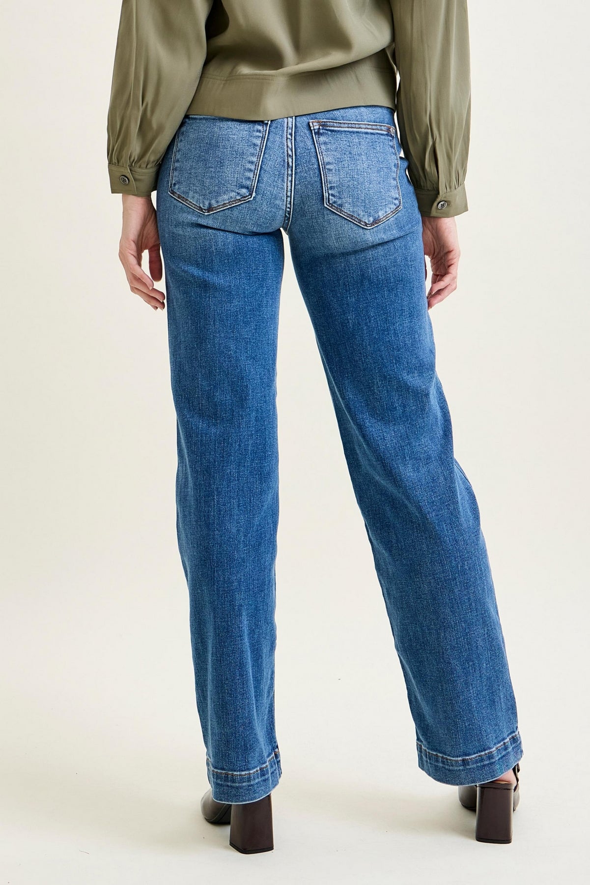 Penny Wide Denim Trouser