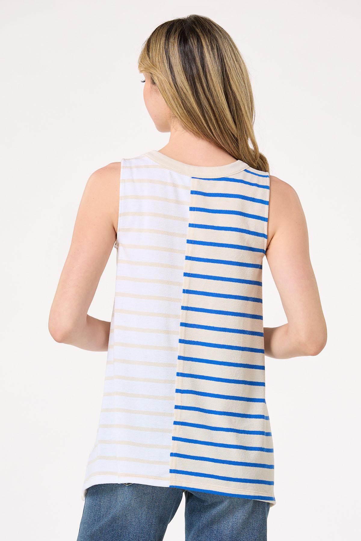 Mixed Stripe Knit Tunic
