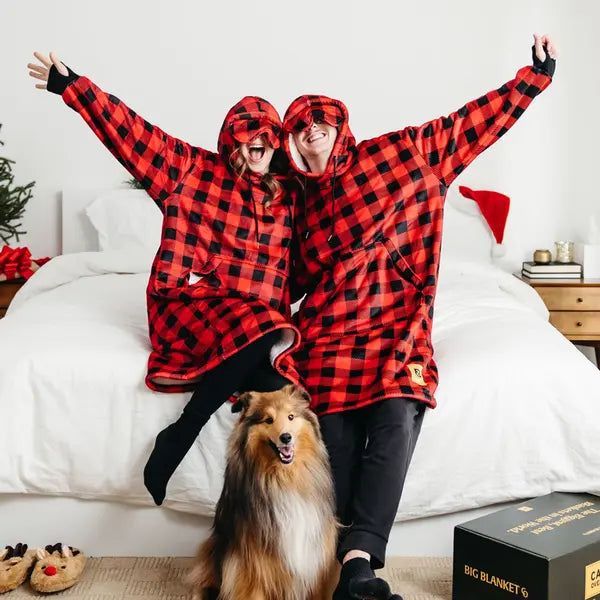 Wearable blanket Oversized with sherpa lining One size fits most.