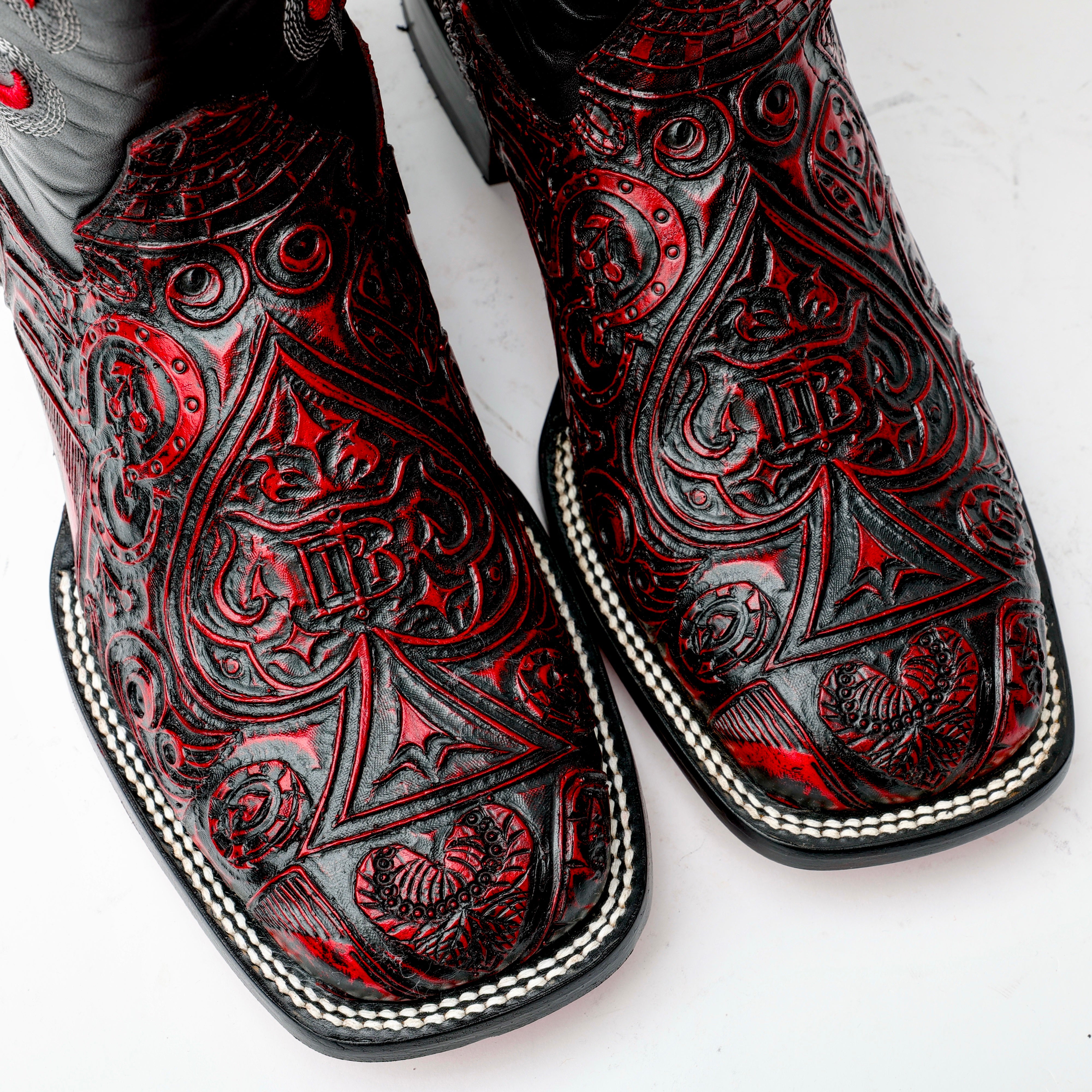 Ace Of Spades Red Wine - Square Toe