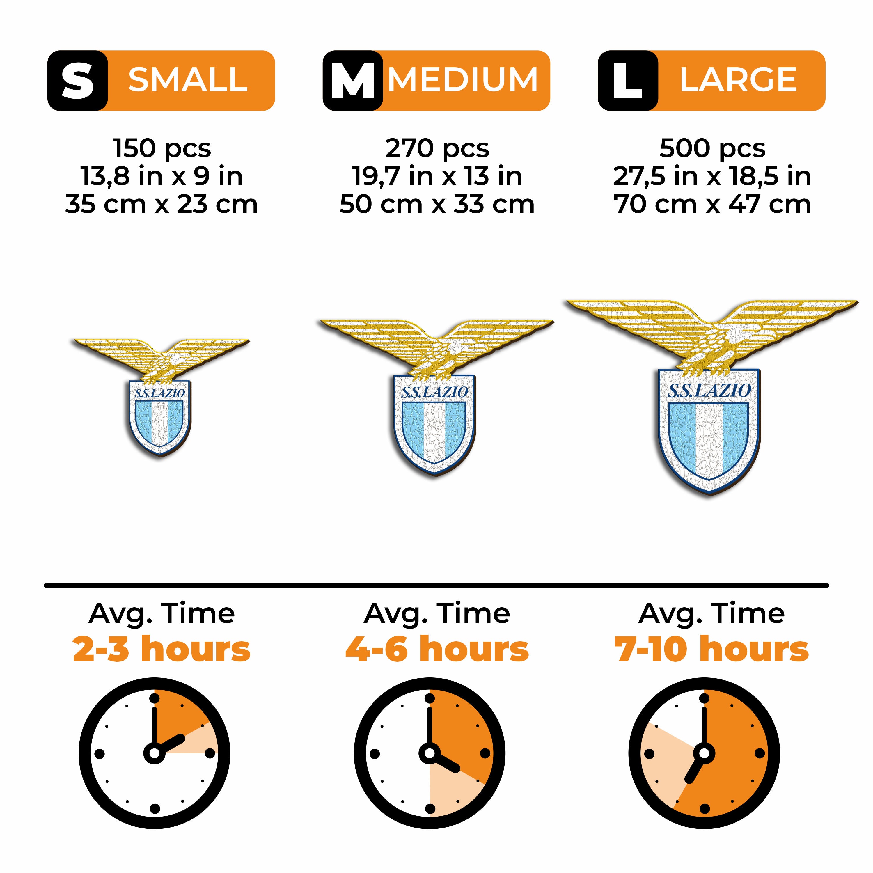 SS Lazio® Logo - Wooden Puzzle