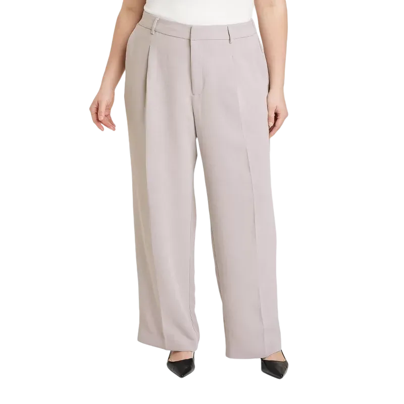 Women's Lapel Shirt And Crepe Trouser