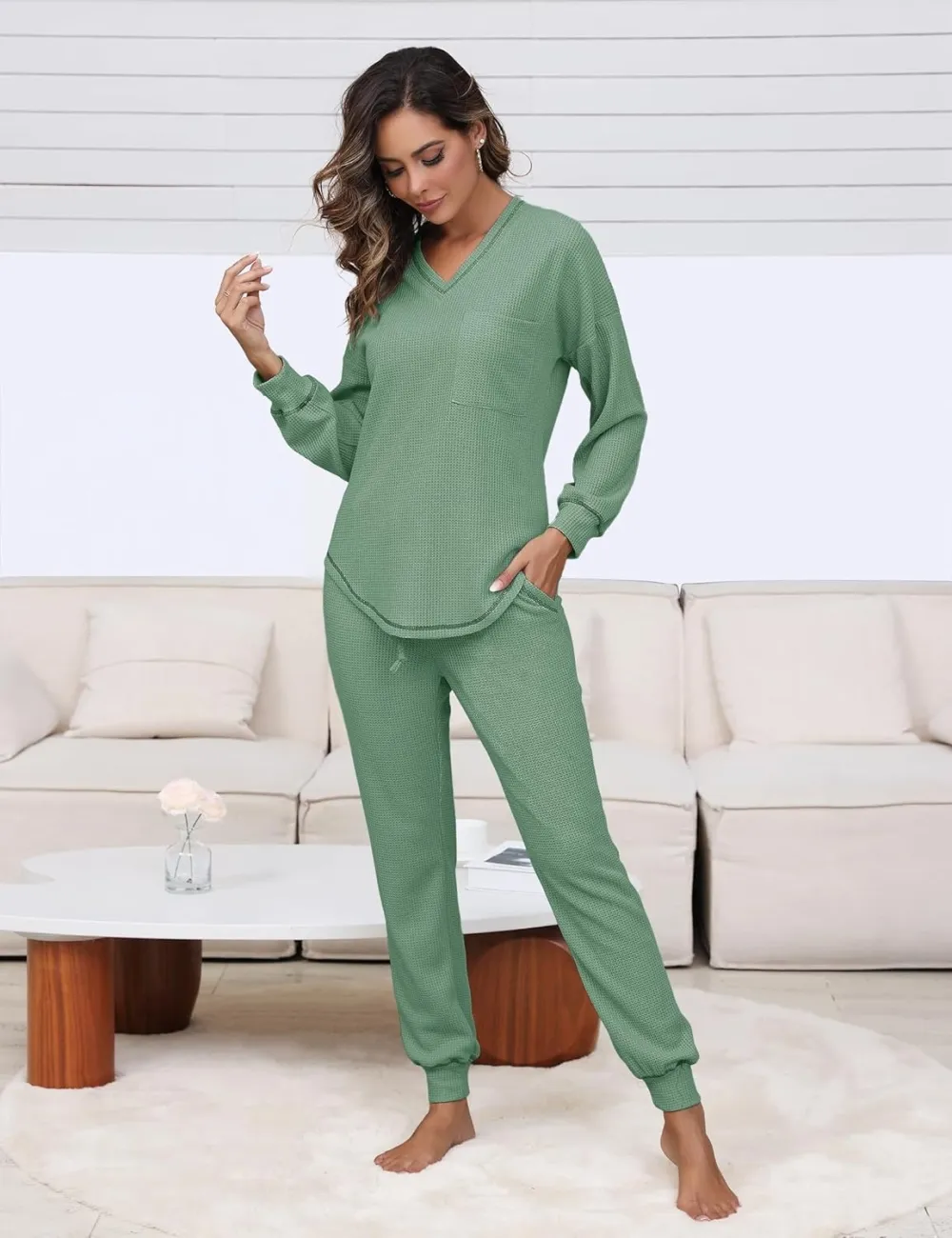 Womens Two Piece Outfits Lounge Sets