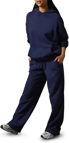 Women's Core Washed Pullover Hoodie Sets