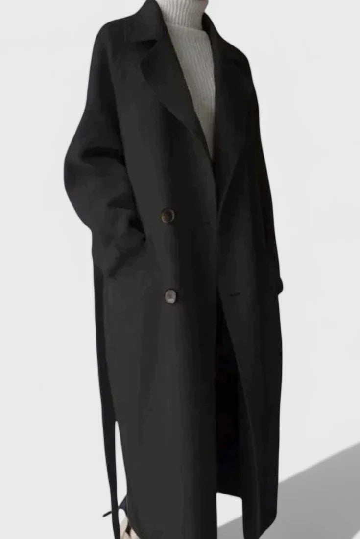 Clara | Abrigo Largo de Mezcla de Lana