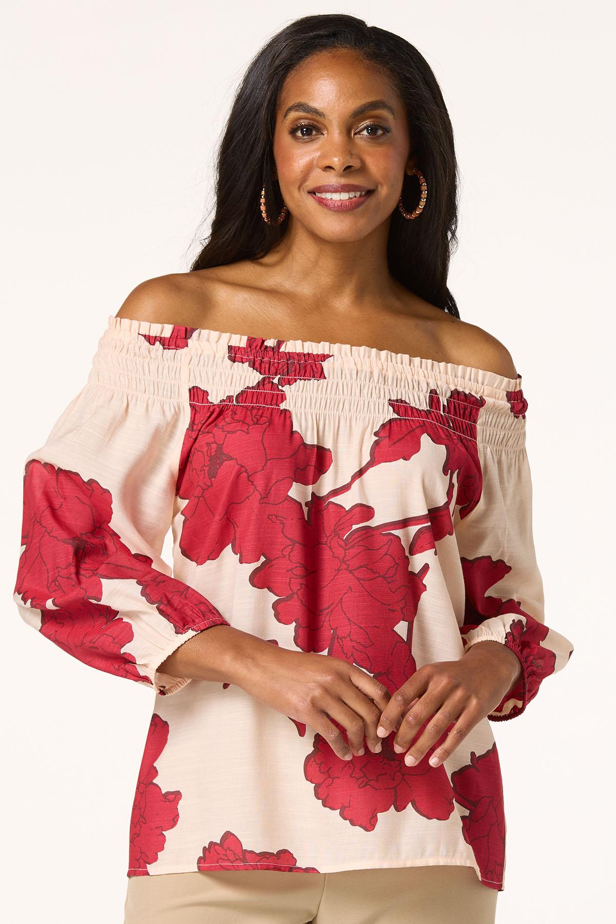 Floral Off Shoulder Top